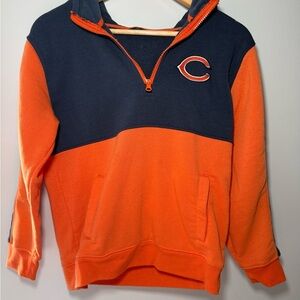 NFL Chicago Bears Kids Hoodie in Orange and Navy
